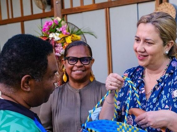 Annastacia Palaszczuk on Thursday Island.