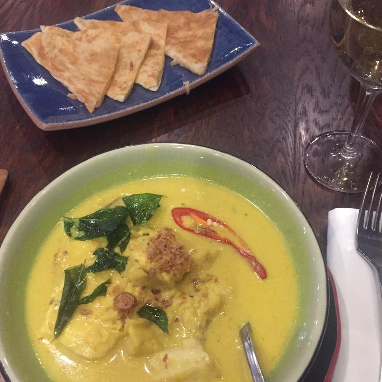 Don’t judge this excellent curry by the bad photo. It was delicious. Picture: Supplied