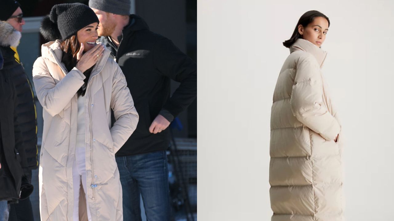 Meghan markle hotsell puffer coat