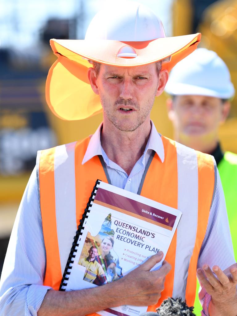 Transport Minister Mark Bailey. Picture: NCA NewsWire / Dan Peled