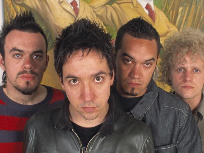 Members of band "Pacifier" formerly known as Shihad (l-r) Tom Larkin, Karl Kippenberger, Phil Knight and John Toogood.band/pacifier