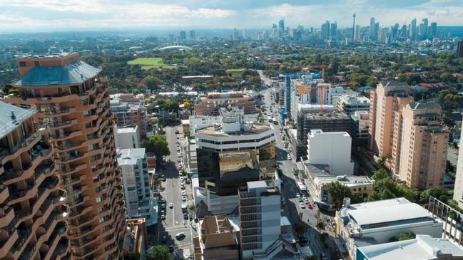 Bondi Junction from above.