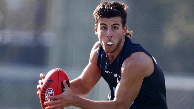 McRae is eager to get the development of Nick Daicos right. Picture: Michael Klein