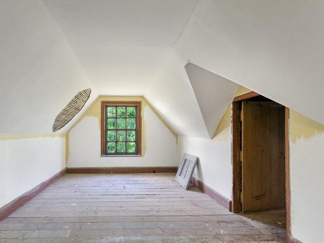 Inside Lenna House, at Forth, prior to its renovation on the new season of Restoration Australia. Picture: Supplied