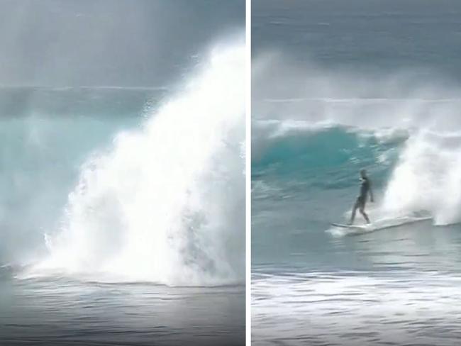 John John Florence came back from the dead. Photo: Fox Sports