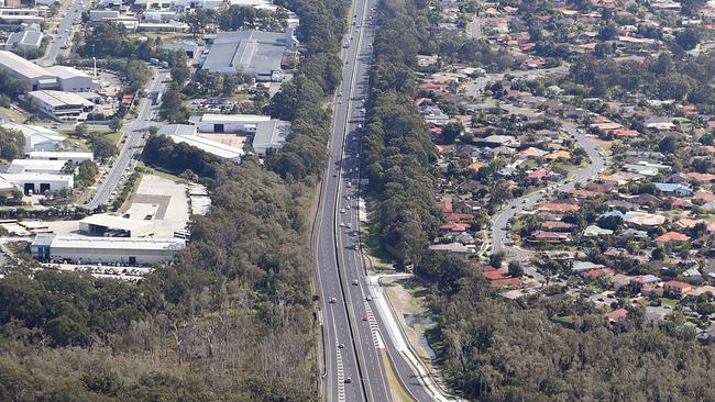 Photo of the proposed light rail link to Helensvale along Smith Street. Pic by Richard Gosling