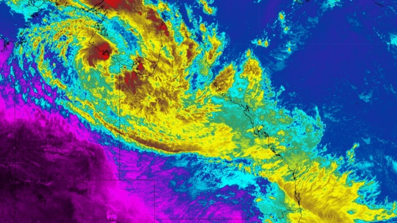 Ex-Tropical Cyclone Lincoln is the third storm to hit the north this summer. Picture: Weatherzone