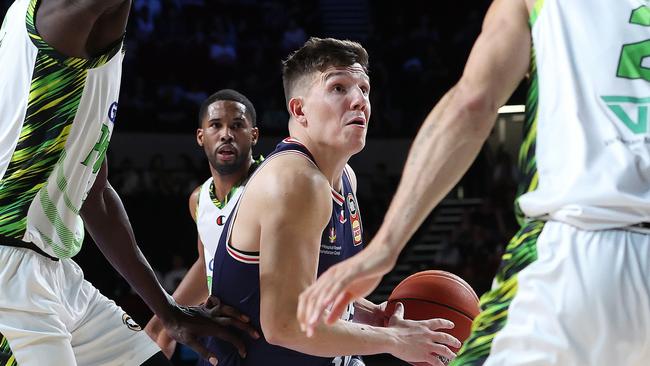 The 36ers unleashed new recruit Dejan Vasiljevic, but he couldn’t save his new team from yet another loss. Picture: Getty Images