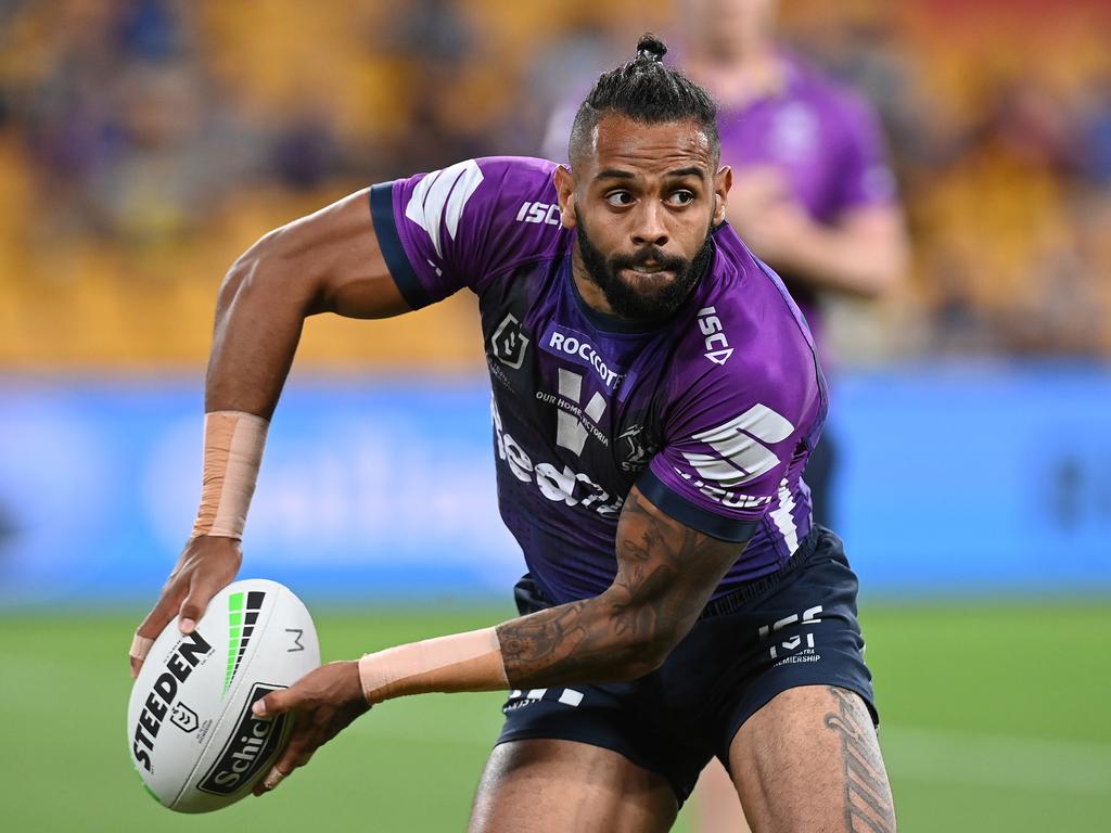 Josh Addo-Carr of the Melbourne Storm.