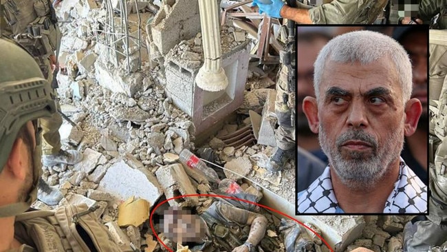 Hamas leader Yahya Sinwar was caught above ground by the IDF.