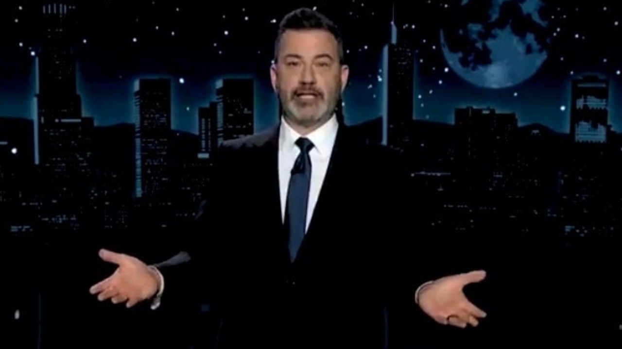 Talk show host Jimmy Kimmel said he’d been hearing some crazy conspiracy theories about the fires.