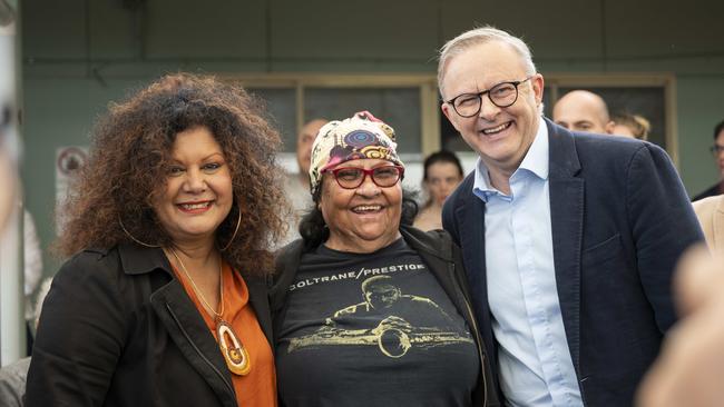 Prime Minister Anthony Albanese joined Yes supporters in Sydney to launch the Uniting Church’s campaign in support of the Voice to parliament. Picture: NCA NewsWire / Monique Harmer