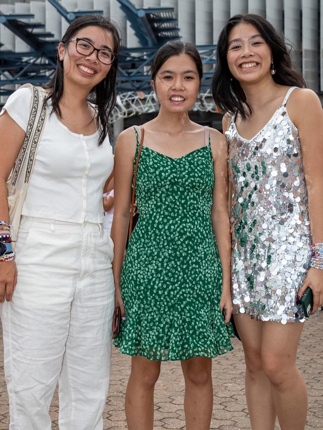 SYDNEY, AUSTRALIA - Daily Telegraph Photos February 26, 2024: Denise, Jessica and Jenny at Taylor Swift's The Eras Tour concert held at Accor Stadium in Sydney. Picture: Christian Gilles