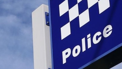 Police sign.