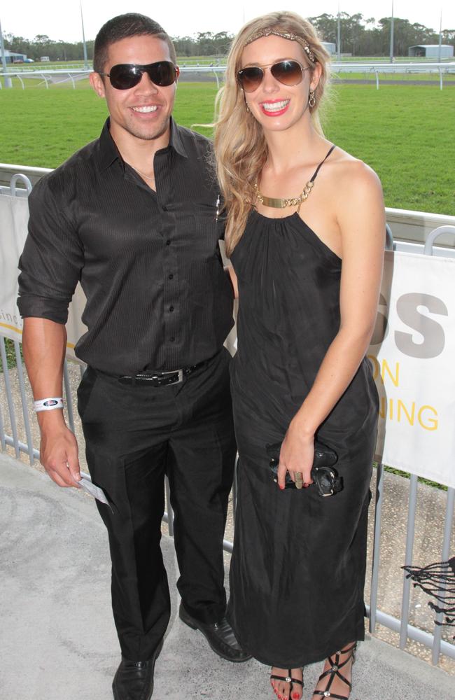 Loui Fesolai and Ellie Williams in 2013. Picture: Darryn Smith