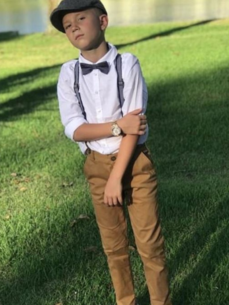 Justin Bieber’s little brother, Jaxon, looked sharp. Picture: Instagram