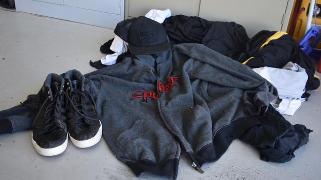 A pile of clothing that police will allege belongs to the man charged with raping, beating and choking a British backpacker. Picture: <a href="https://www.westernstarnews.com.au/news/raped-choked-beaten-backpackers-road-trip-horror/3151556/">Western Star News</a>