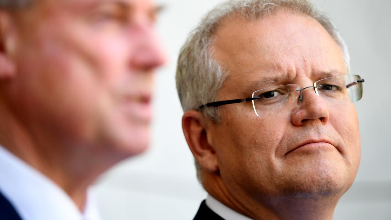 Prime Minister Scott Morrison is fighting for his political life. Picture: Tracey Nearmy/Getty Images