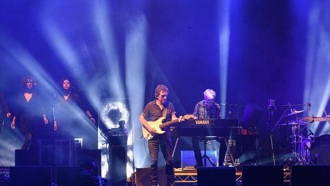 Cold Chisel rock Bankwest Stadium on January 24. Picture: Flavio Brancaleone