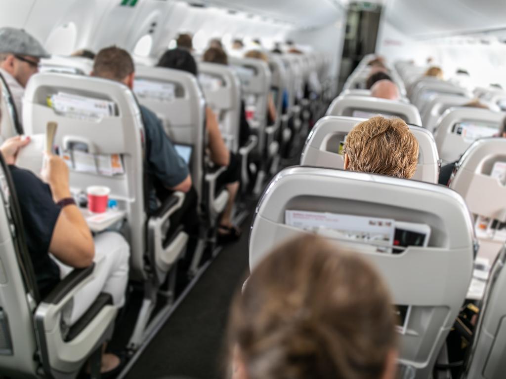 The plane’s ventilation system is considered to be effective at stripping the cabin air of bacteria and virus particles. Picture: iStock