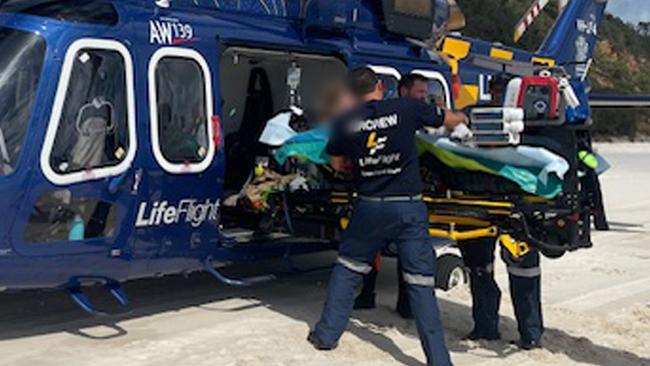 The Bundaberg LifeFlight aeromedical crew airlifted a teenage girl to hospital today after a boating incident.