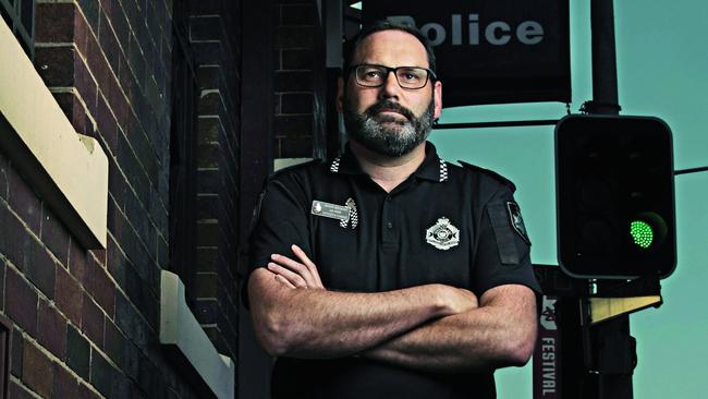 Senior Sergeant Ian Park, Fortitude Valley police station, Brisbane. Picture: Justine Walpole