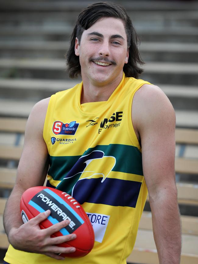 Woodville-West Torrens AFL draft prospect Lachlan Jones. Picture Dean Martin