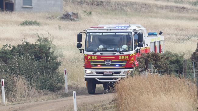 Bushfire at Andersons Rd, Broadmarsh. Picture: NIKKI DAVIS-JONES