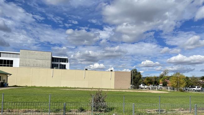 A building on the Morgan St site, which is currently occupied by an indigenous art centre and vintage car club, will make way for the development. Picture: Patrick Morrow