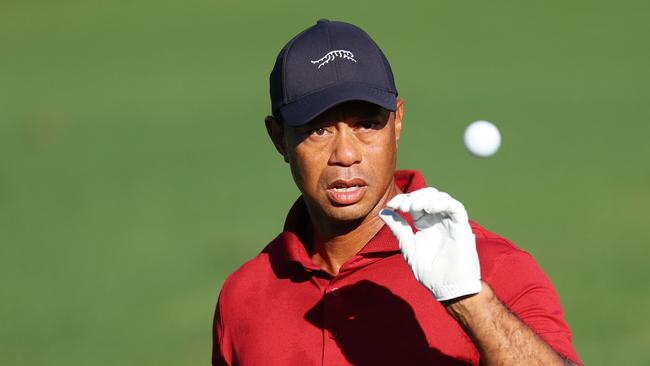 Tiger Woods was dead last. Andrew Redington/Getty Images/AFP.