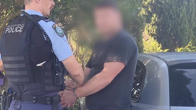 Matthew Barnes was arrested at East Corrimal on Wednesday. Picture: NSW Police