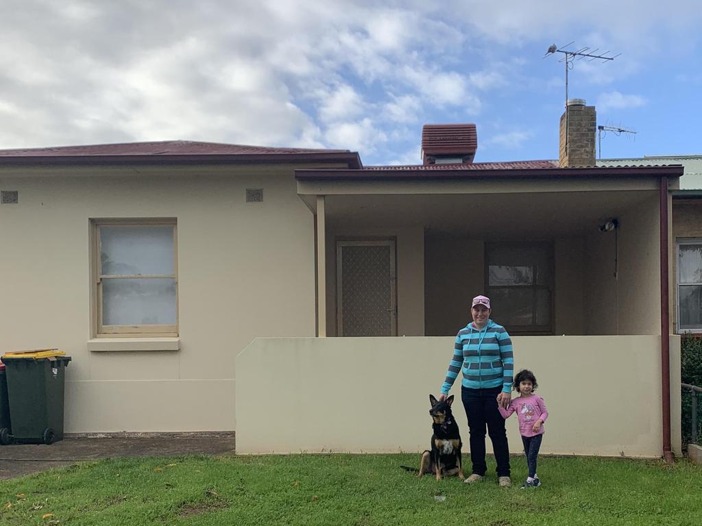 Kellie Walduck recently bought a house in Elizabeth Vale, South Australia. Picture: Supplied.