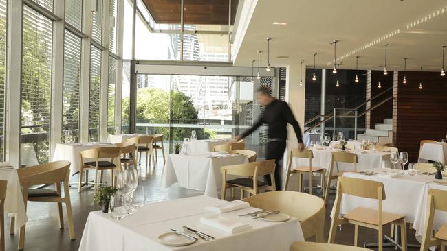 GOMA Restaurant at South Bank scores a 9/10. Picture: Mark Cranitch.