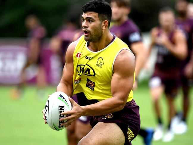 Broncos forward David Fifita. Picture: Bradley Kanaris/Getty Images