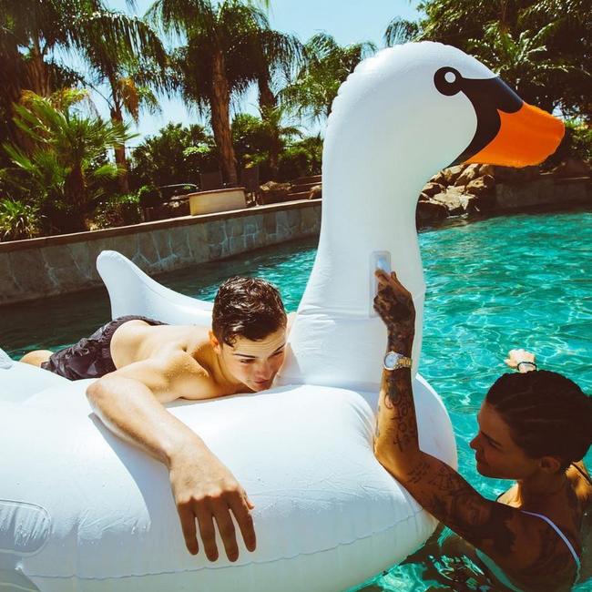 Coachella 2016 on social media... Ruby Rose and Martin Garrix. Picture: Instagram