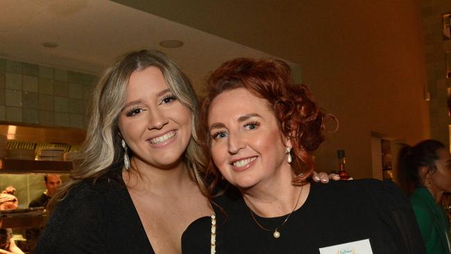 Sienna and Melanie Bosenberg at Gold Coast Australian of the Year presentations at Exhibitionist Bar, HOTA, Bundall. Pic: Regina King