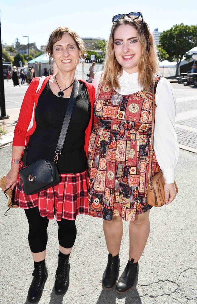 Sue Bishop and Matilda Bishop at Caloundra Music Festival. Picture: Patrick Woods.