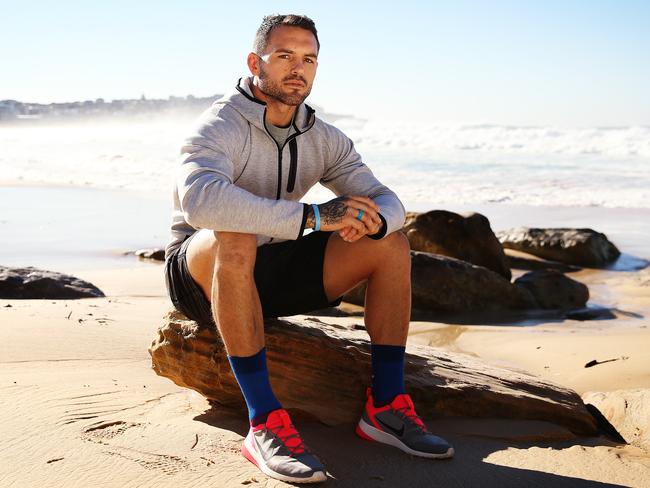 Daniel Conn has emerged from the dark times determined to save lives. Picture: Sam Ruttyn