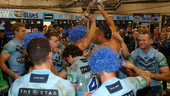 Oh to be in the Bues’ dressing room this time. (Photo by Mark Kolbe/Getty Images)