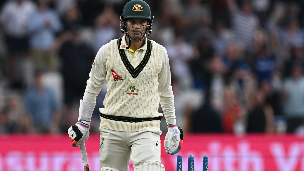 The Bairstow fallout followed Alex Carey throughout the remainder of the Ashes. Picture: Getty