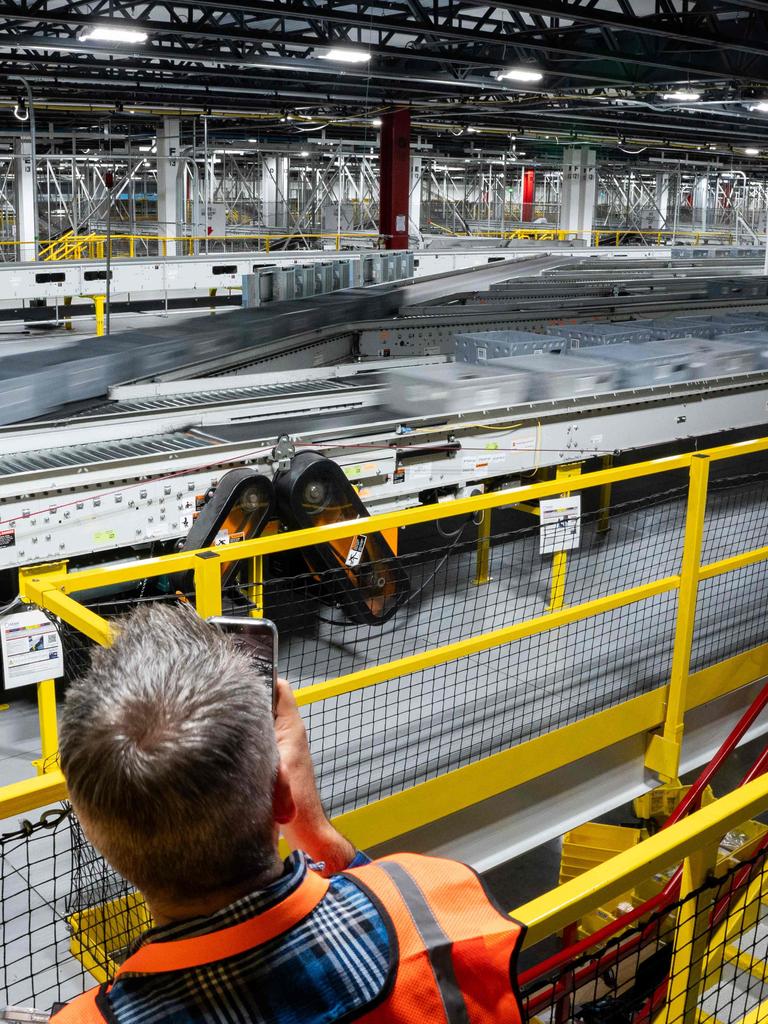 Thousands of packages are processed each day. Picture: Seth Herald/AFP