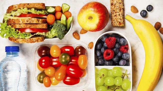 Kids can add homegrown fruit and vegetables to their lunch boxes every day.