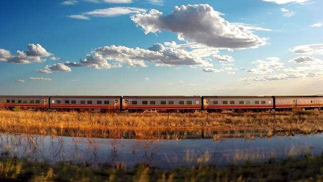 The Spirit of the Outback on its long journey to Longreach.