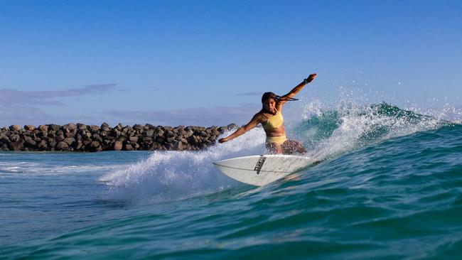 Fingal’s Jalaan Slabb is the youngest guest on the panel and well known Indigenous surfer. Please credit Adrian Bort/ Adrenaline shots.