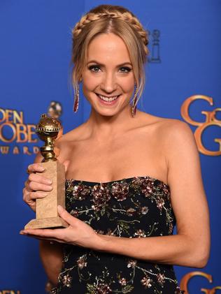 Surprised ... Downton Abbey’s Joanne Froggatt dedicated her award to rape victims.