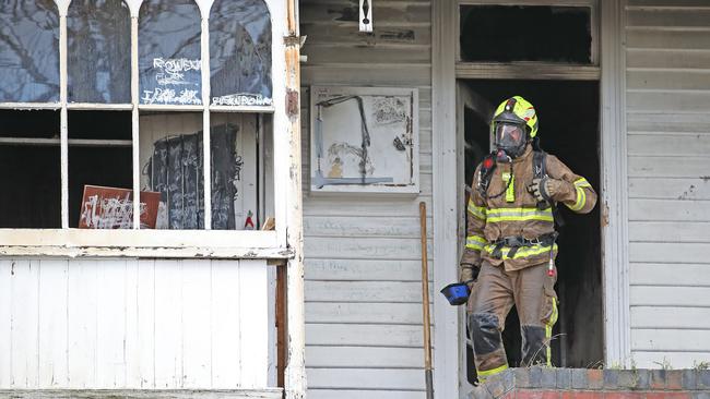 One neighbour described the property as “creepy”. Picture: ZAK SIMMONDS