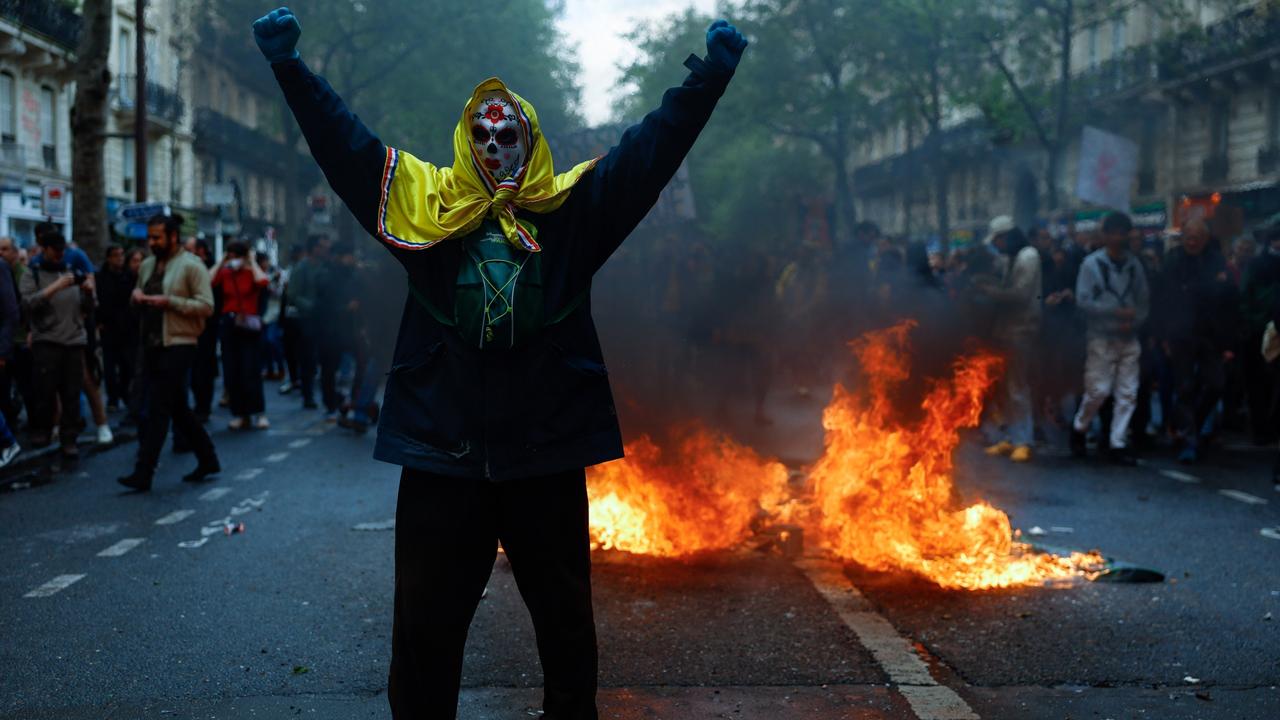 Arrests, injuries as French protest on May Day | The Australian