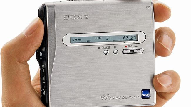 The Minidisc music player was a short-lived concept.