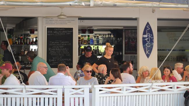 Shucks has been filling up for lunch and dinner. Picture: Glenn Hampson