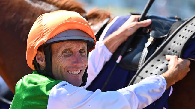 Damien Oliver was stood down from riding on Friday.